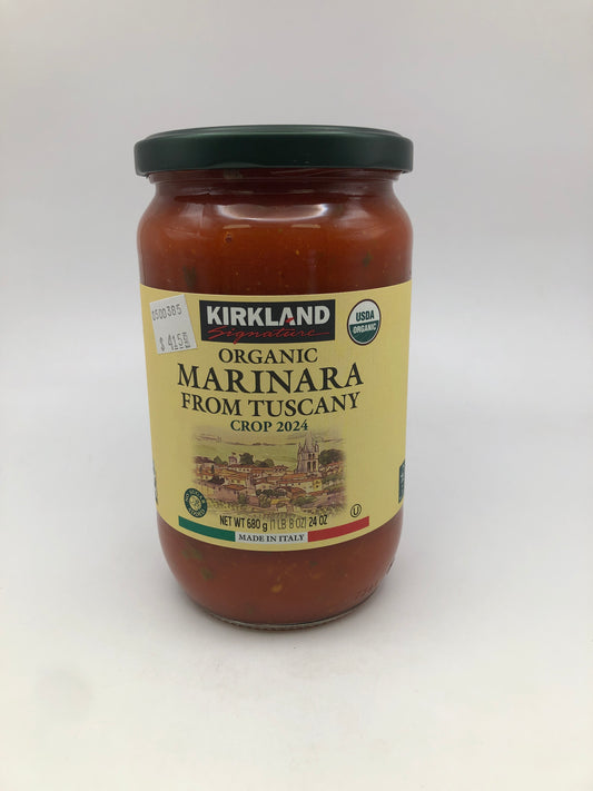 Kirkland Signature Organic Marinara from Tuscany Crop 2024 1 lb.8 oz.