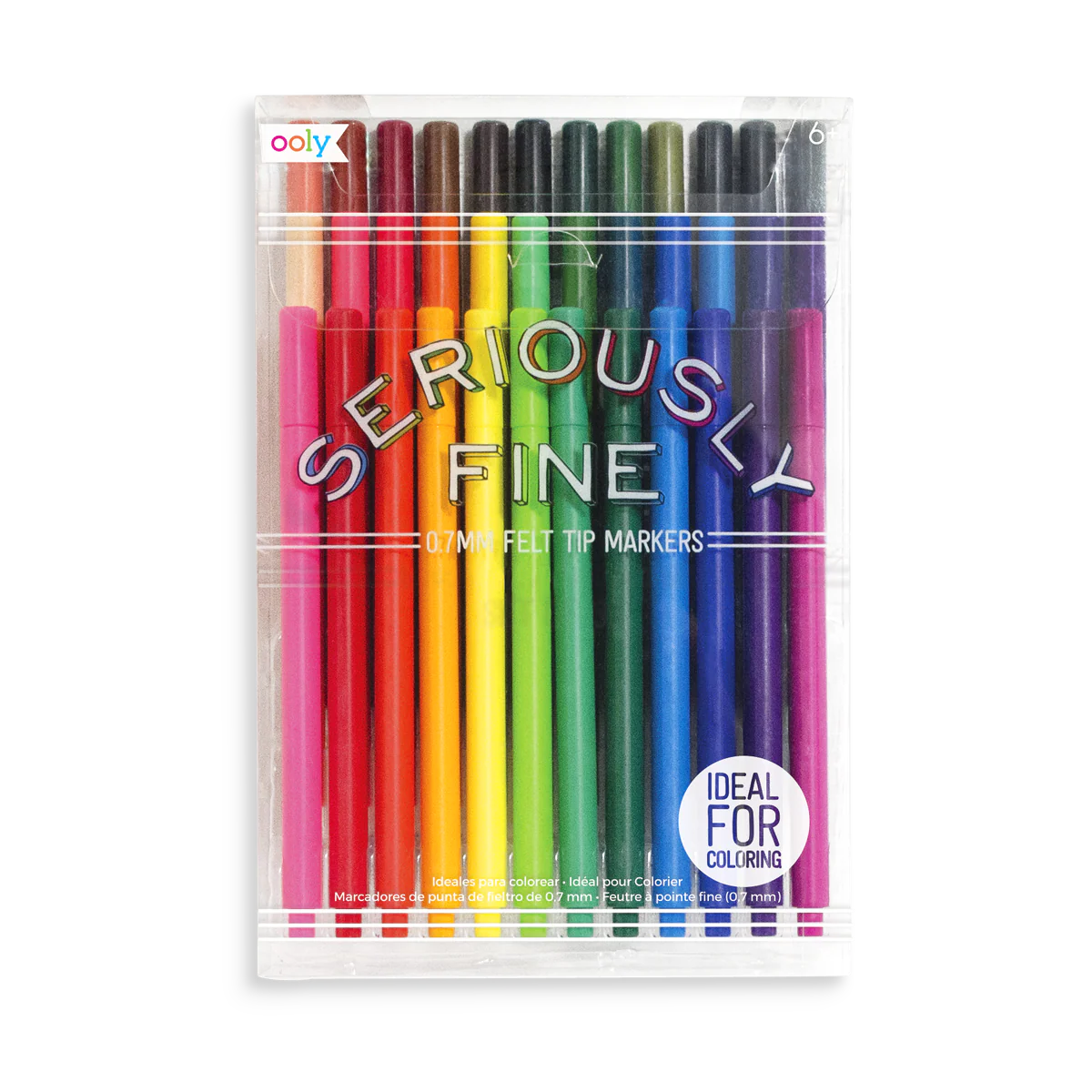 Seriously Fine Felt Tip Markers, Set of 36
