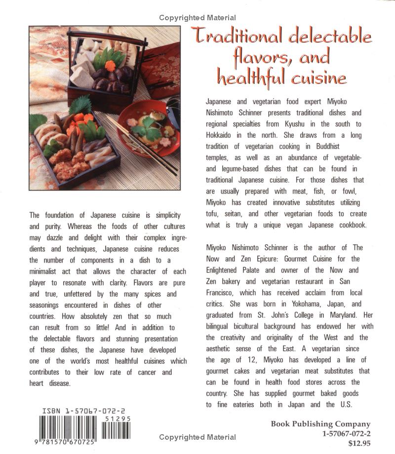 Japanese Cooking: Contemporary & Traditional [Simple, Delicious, and Vegan]
