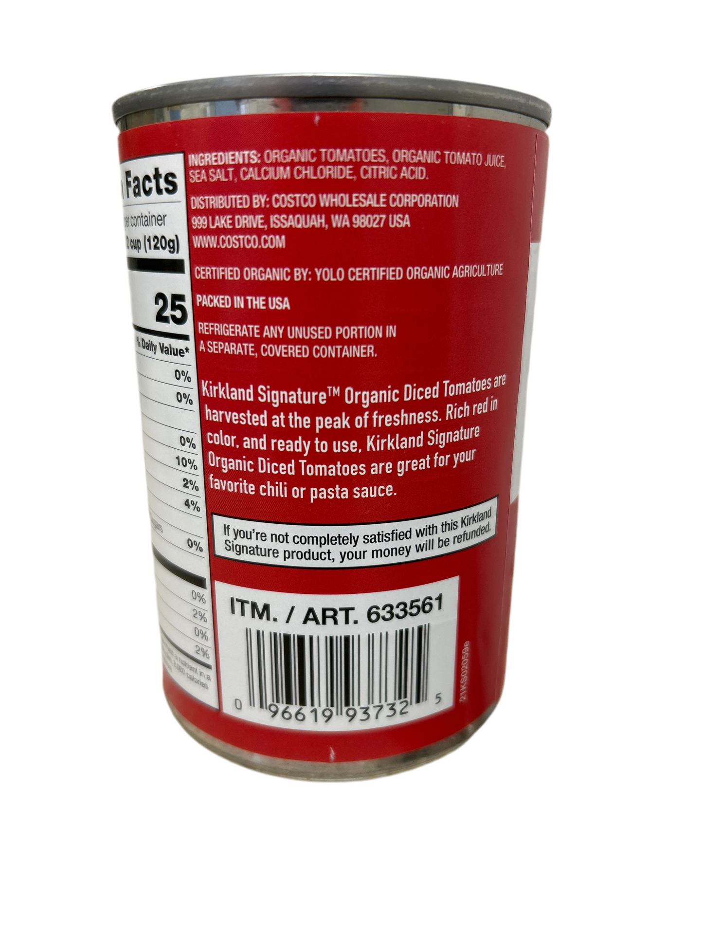 Tomatoes Diced Organic 14.5 oz