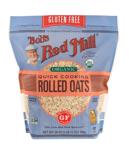 Bob's Red Mill Organic Quick Cooking Rolled Oats 28 oz