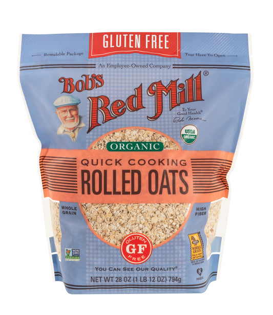 Bob's Red Mill Organic Quick Cooking Rolled Oats 28 oz