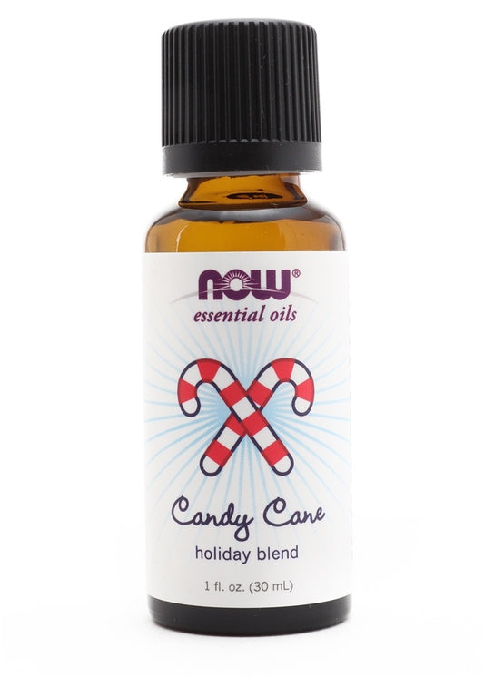 NOW Essential Oils Candy Cane Holiday Blend 1 fl. oz.
