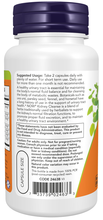 NOW Kidney Cleanse 90 veg caps