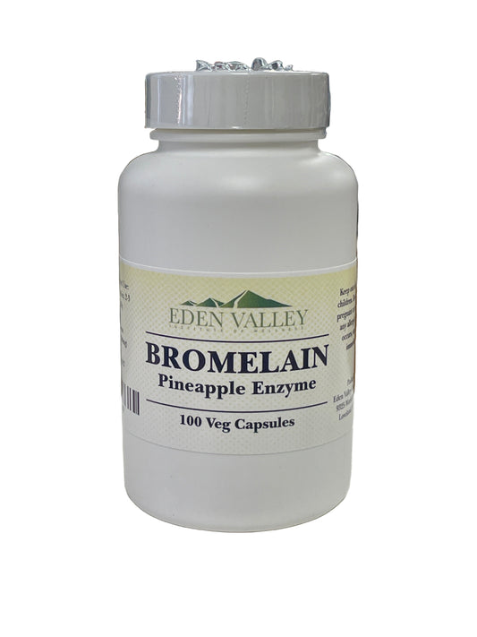 Eden Valley Bromelain Pineapple Enzyme* 100 Veg Capsules