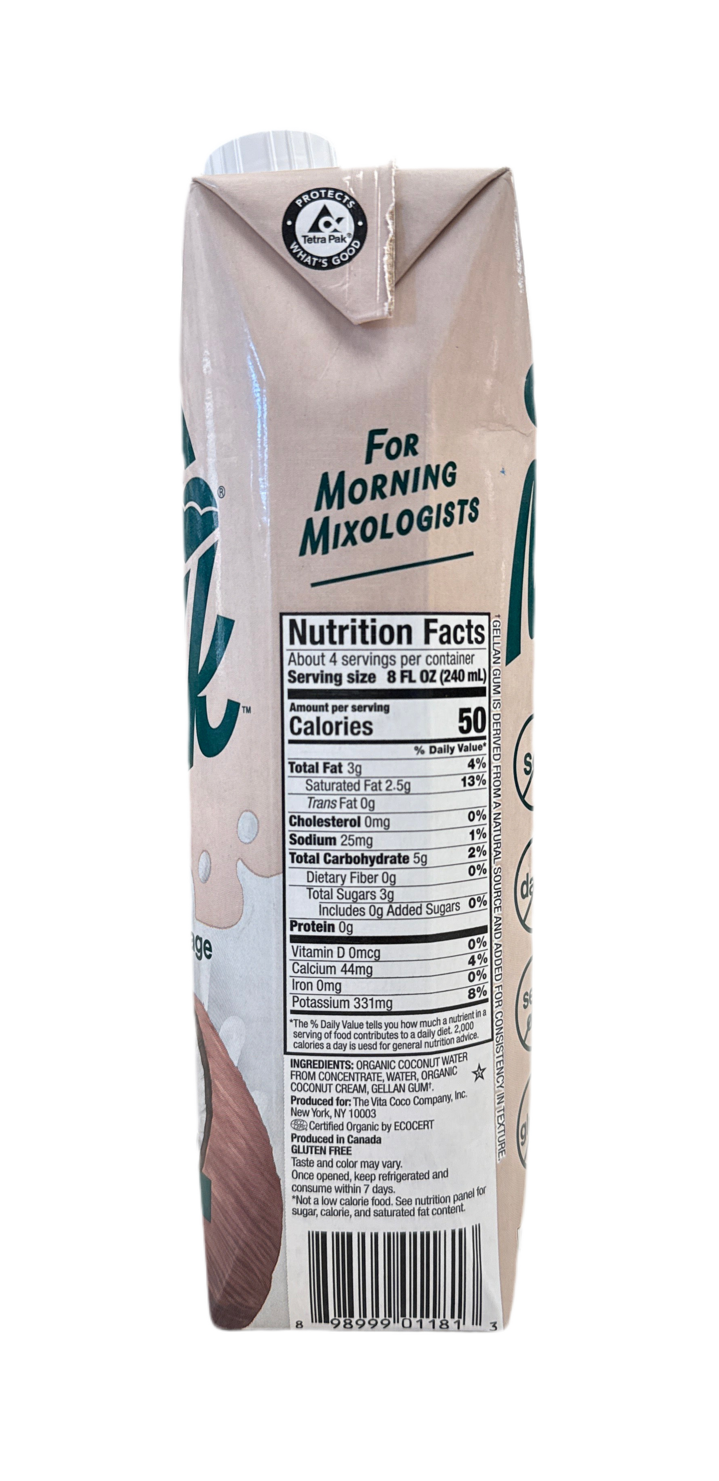 Vita Coco Organic Coconut Milk