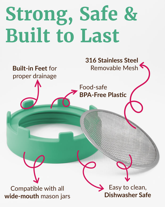 Elementi Sprouting Lid - Green