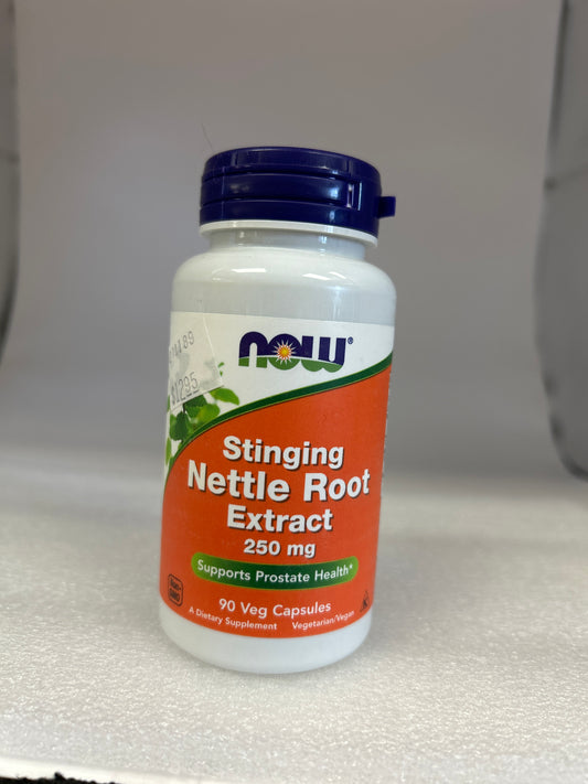 NOW Stinging Nettle Root Extract 250 mg 90 Veg Capsules