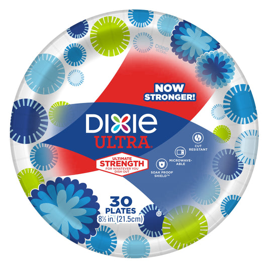 Dixie Ultra Compostable Plates 30 Ct