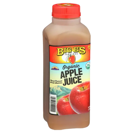 Big B's Organic Apple Juice 16 FL OZ