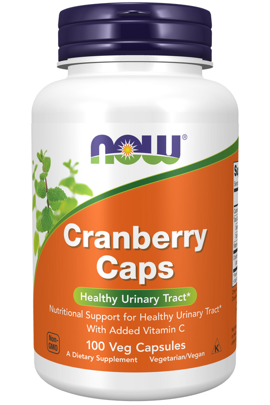 NOW Cranberry Caps 100 Veg Capsules