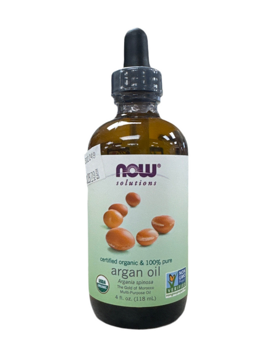 NOW Certified Organic Argan Oil 4 fl.oz.