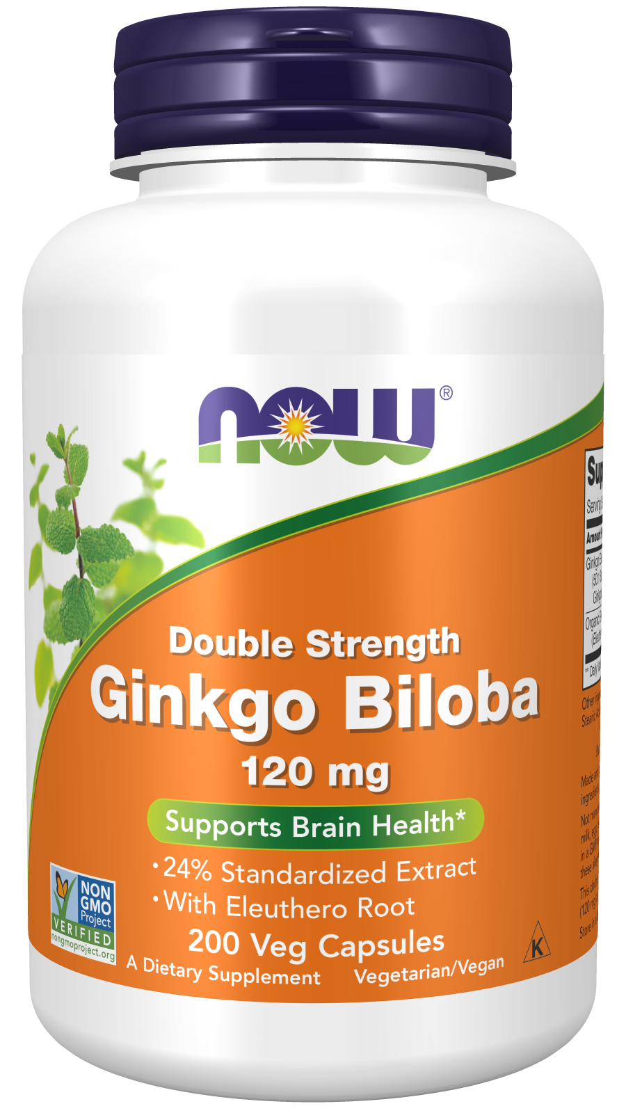 Ginkgo Biloba 120mg, 200 VCaps