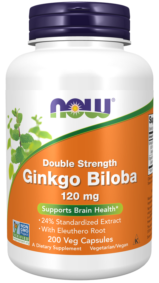 Ginkgo Biloba 120mg, 200 VCaps