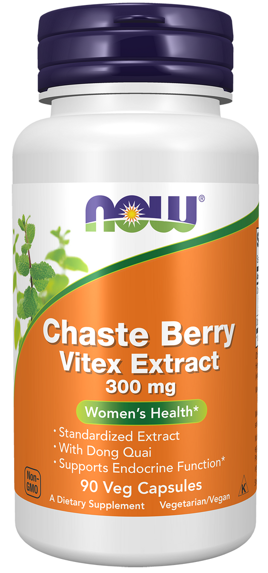 Chaste Berry (Vitex) Extract 300 mg 90 Veg Capsules