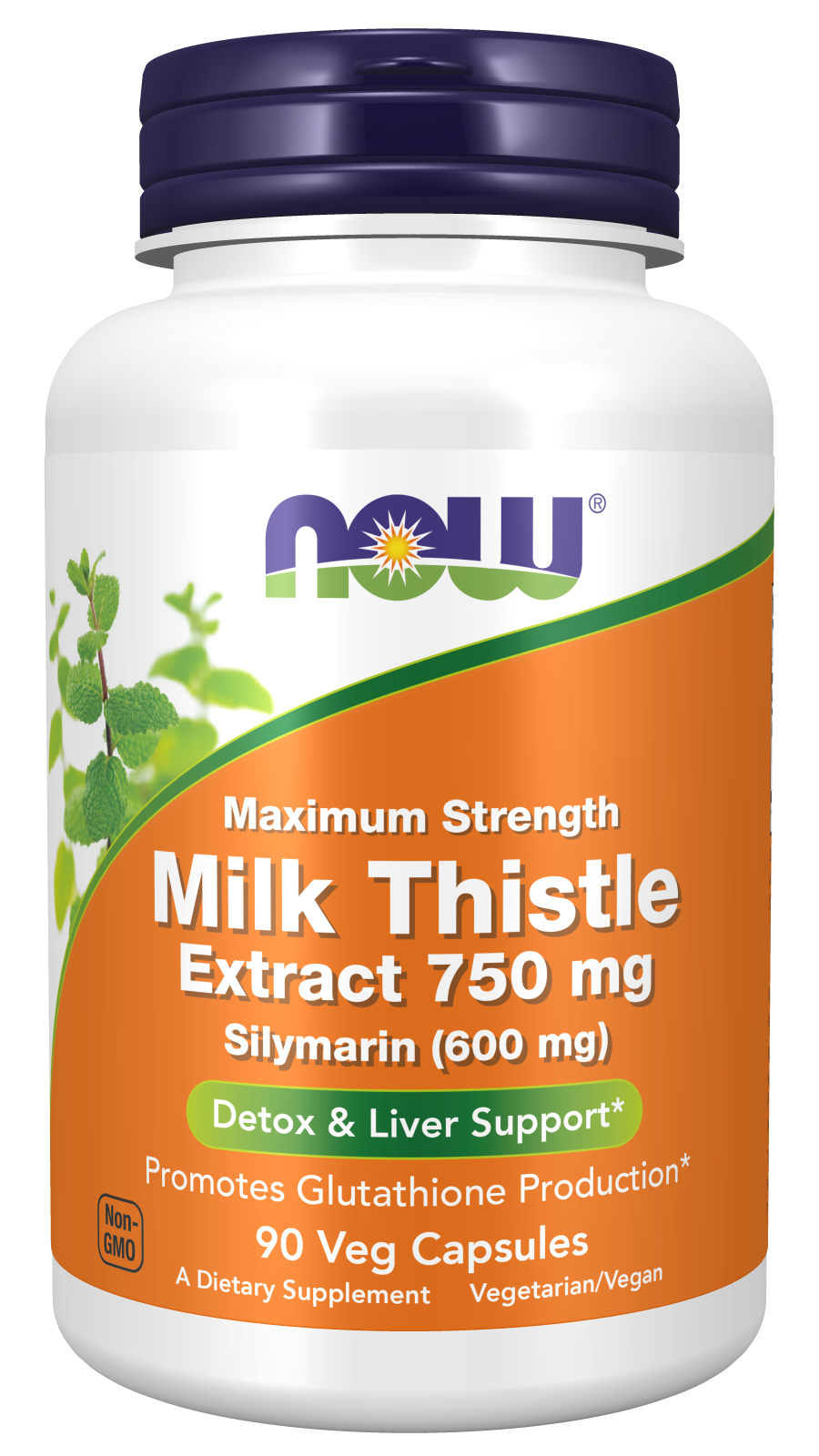 Milk Thistle Extract 750 mg 90 Veg Capsules