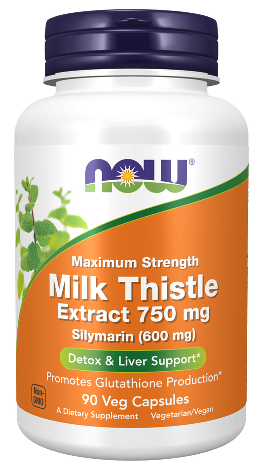 Milk Thistle Extract 750 mg 90 Veg Capsules