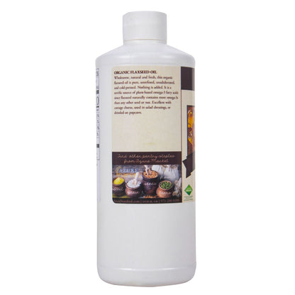 Flax Seed Oil Organic 16 oz