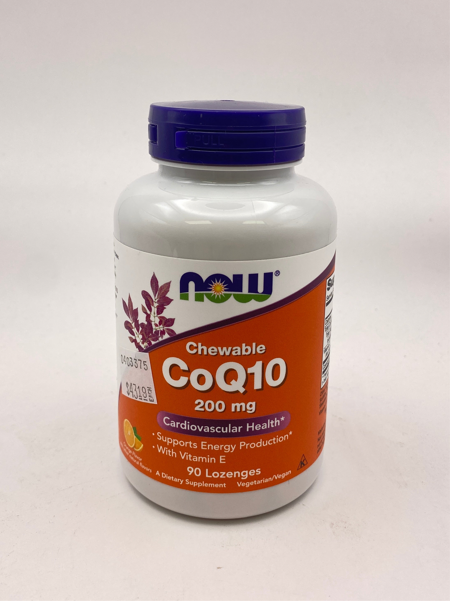 NOW CoQ10 200 mg 90 Lozenges