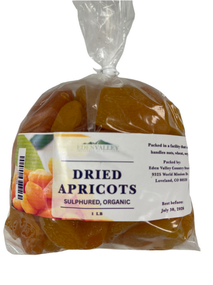 Turkish Apricots, Dried, Sulphured, 1 LB