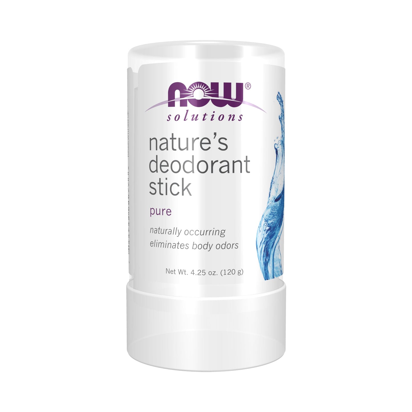 Now Solutions Nature's Deodorant Stick Pure 4.25 oz.