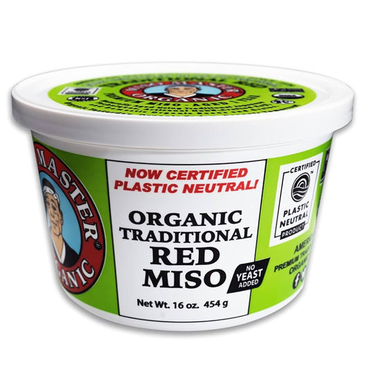 Miso Master Organic Traditional Red Premium Miso 16 oz.