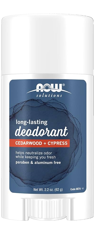 Now Solutions Long Lasting Deodorant Cedarwood + Cypress 2.2 oz.