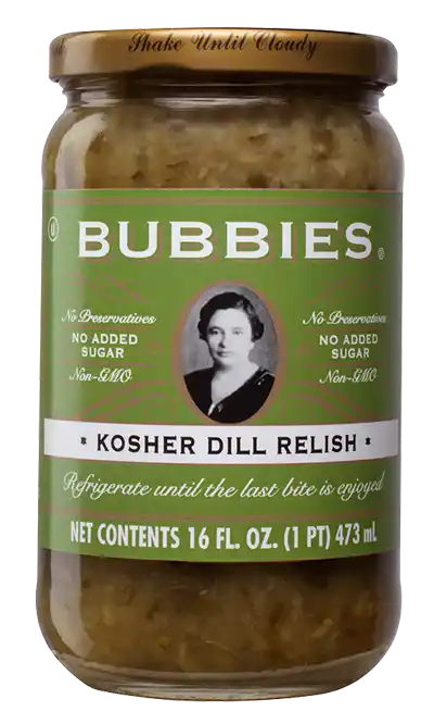 Bubbies Kosher Dill Relish 16oz