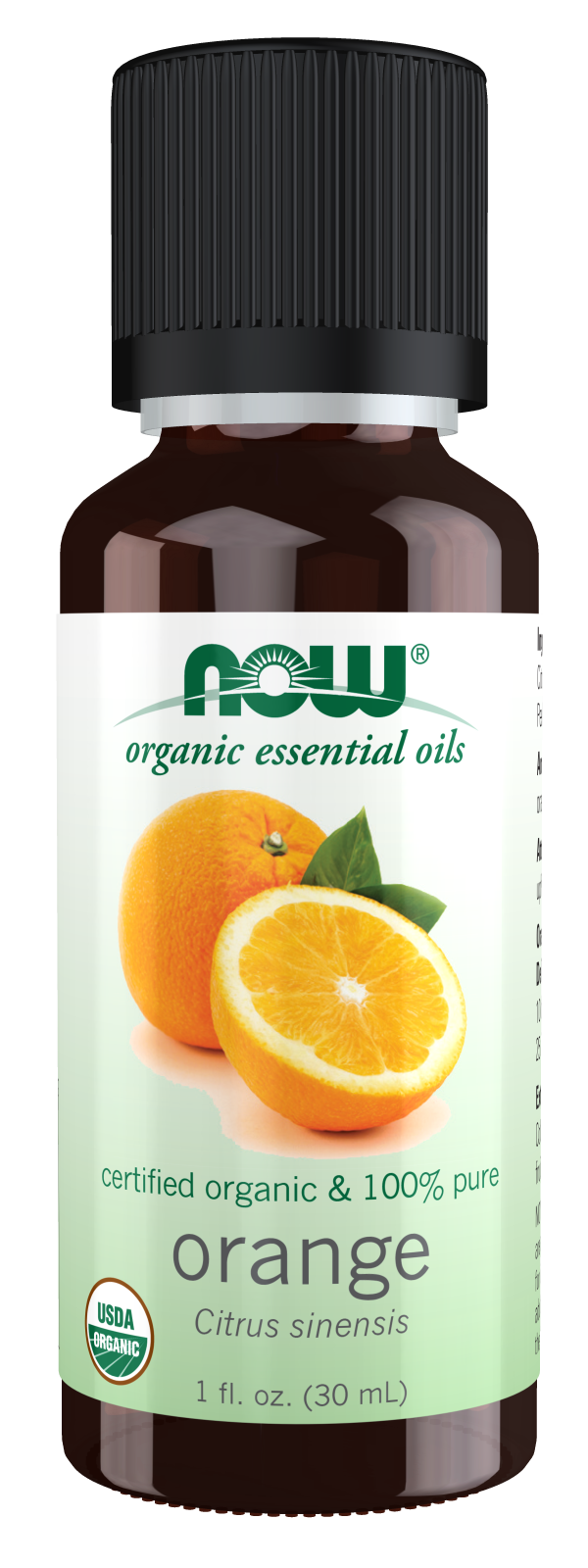 Orange Oil, Organic - 1 fl. oz. Certified Organic & 100% Pure