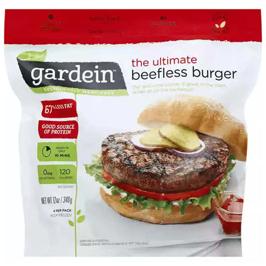 Gardein Beefless Burger 12 oz, 4-pack