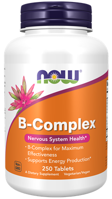Now B-COMPLEX 250 Tablets      B Vitamins