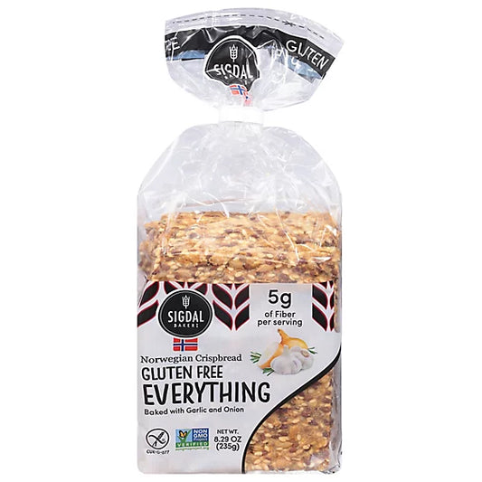 Sigdal Norwegian Crispbread, Everything  8.29 oz.