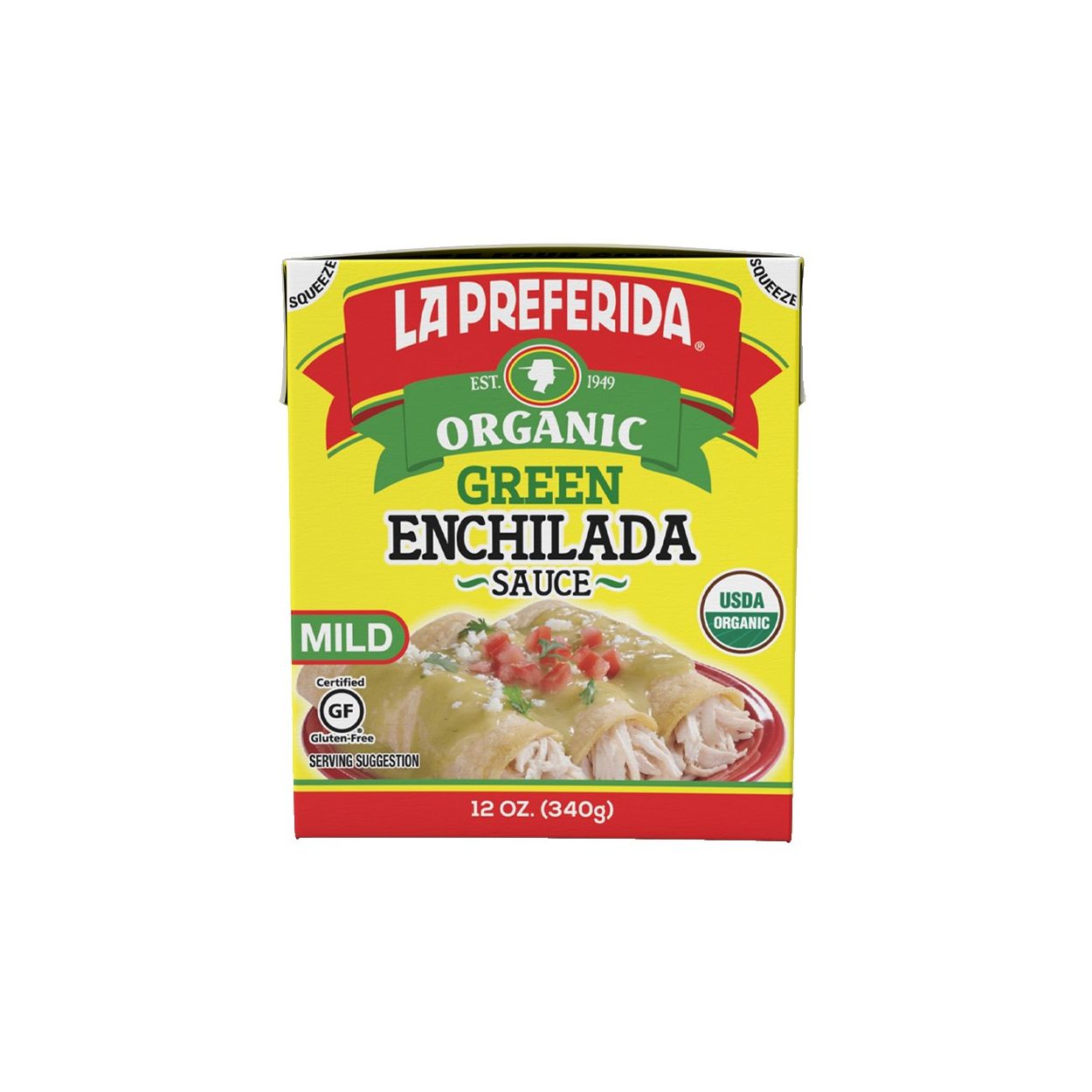 La Preferida Organic Enchilada Sauce 12 oz.