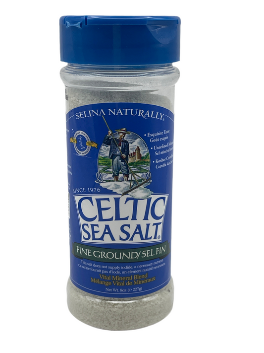 Celtic Sea Salt Shaker,  Fine Ground  Net wt 8 oz