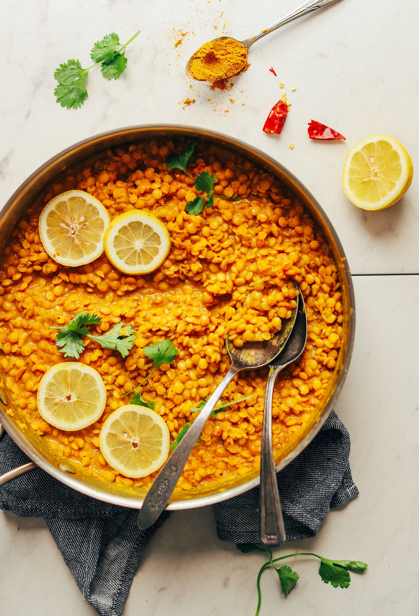 Golden Lentils, Dry