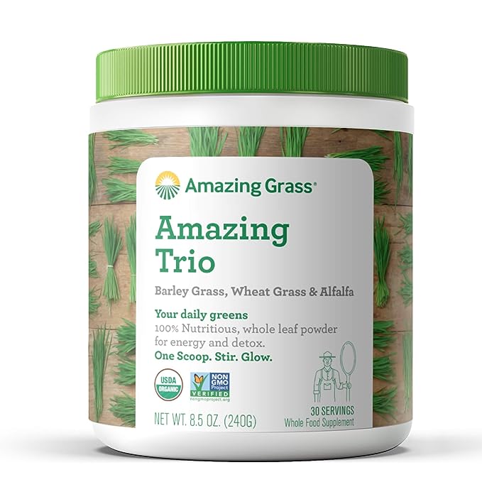 Amazing Trio & Organic Wheat Grass
