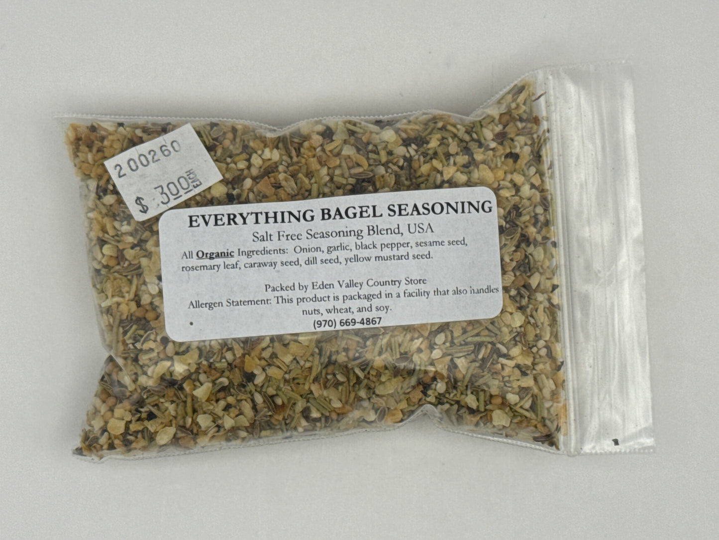 Everything Bagel Seasoning 2oz
