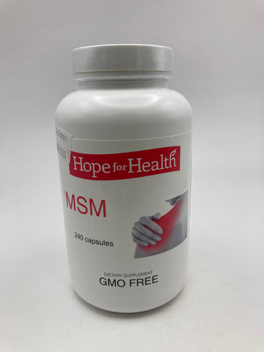 Hope for health, MSM, 240 caps