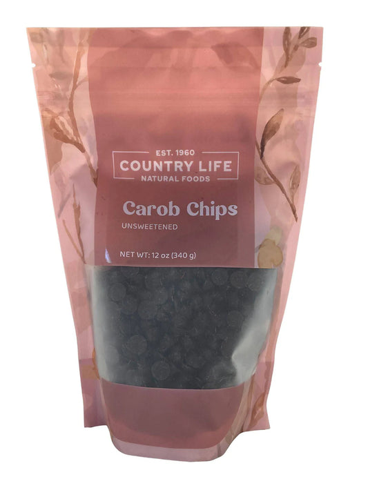 Carob Chips, Unsweetened 12 oz.