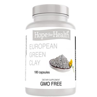 Hope for Health European Green Clay 180 capsules