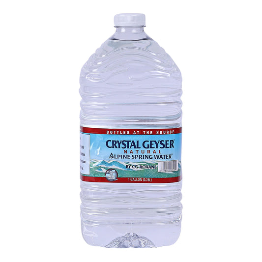 Natural Alpine Spring Water, Crystal  Geyser 1 Gal