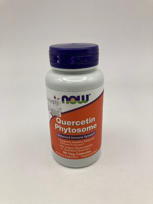 NOW Quercetin Phytosome 90 Veg Capsules.