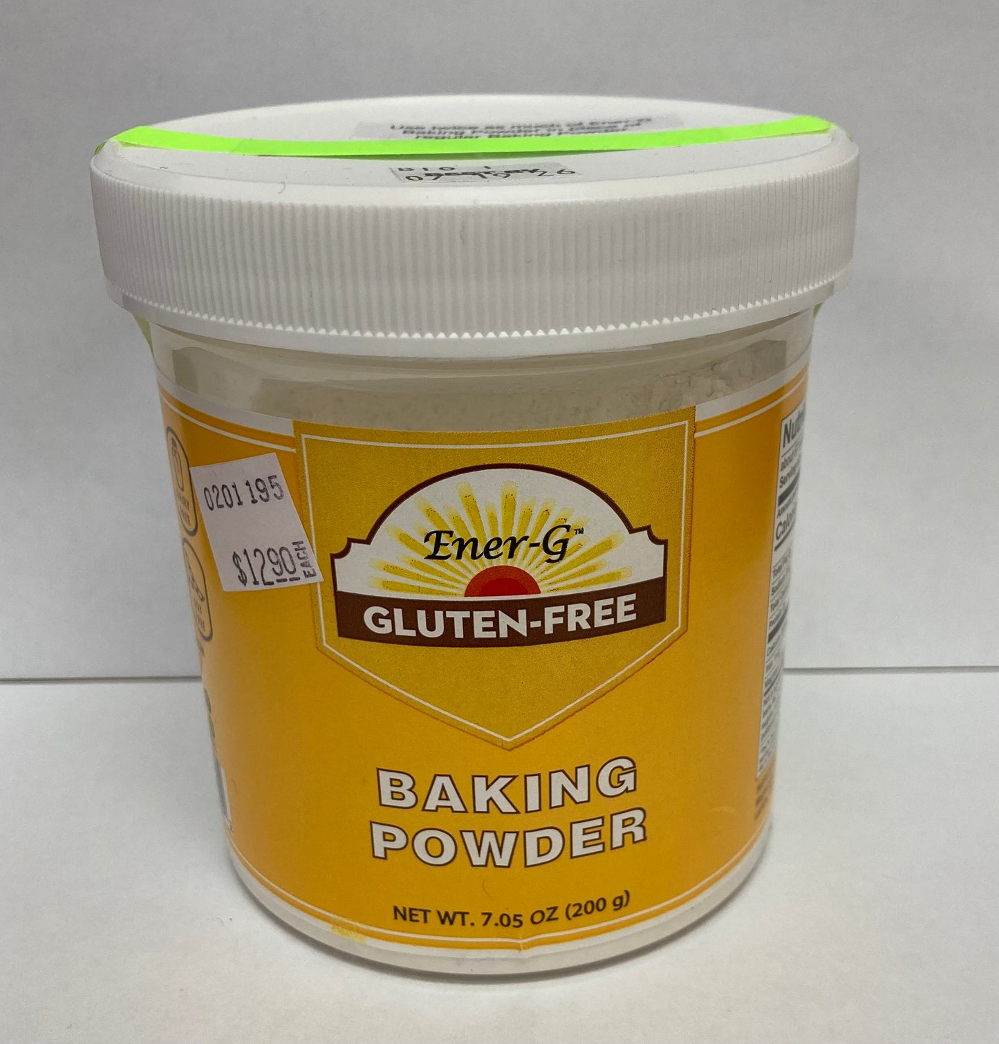 ENER-G GLUTEN-FREE BAKING POWDER 7.05 oz.