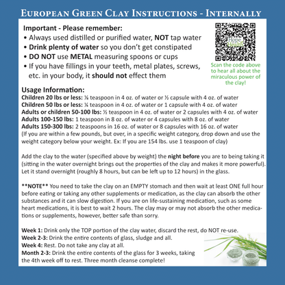 European Green Clay 5 lbs