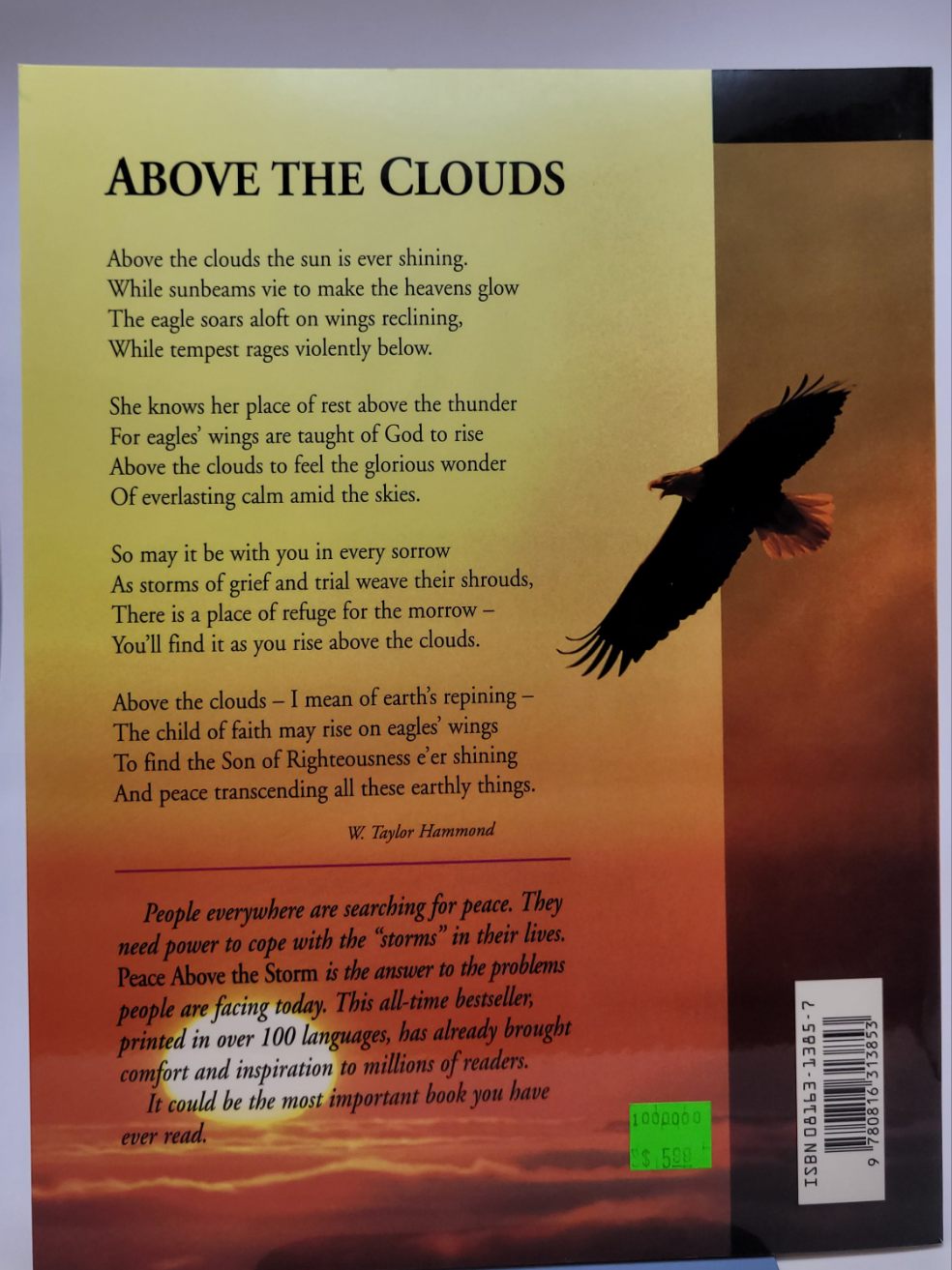 Peace Above the Storm Book 111p