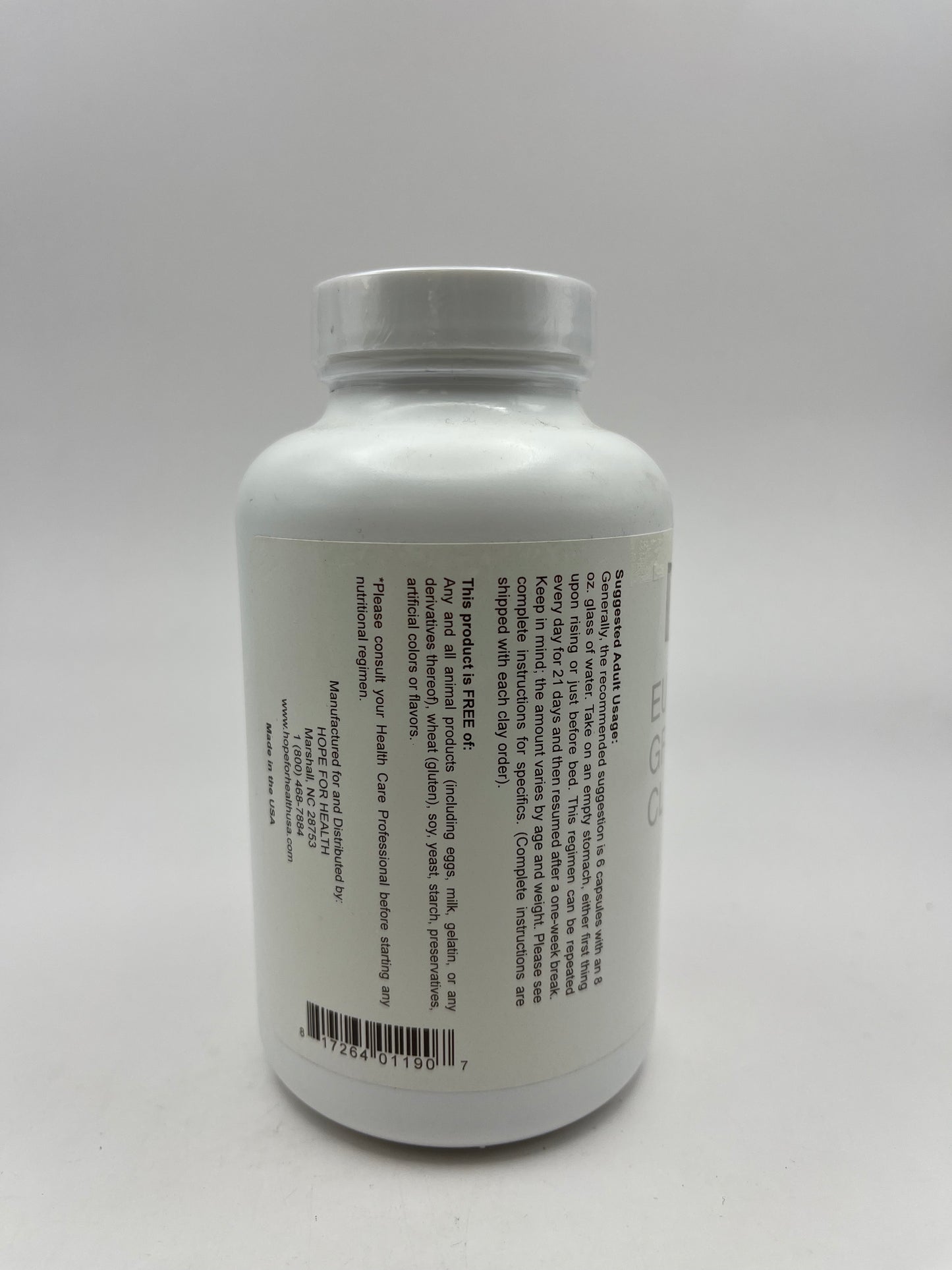 Hope for Health European Green Clay 180 capsules
