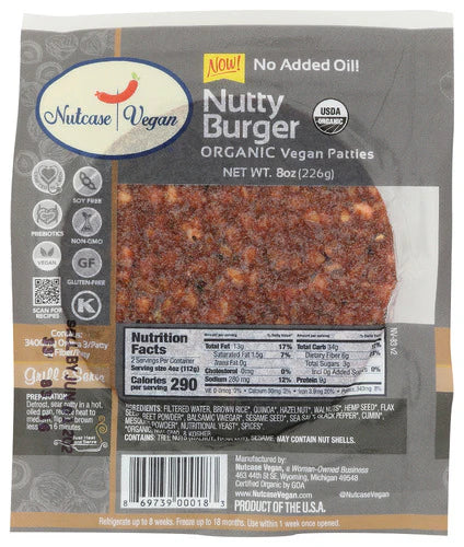 Nutcase Vegan Nutty Burger 2 Burgers
