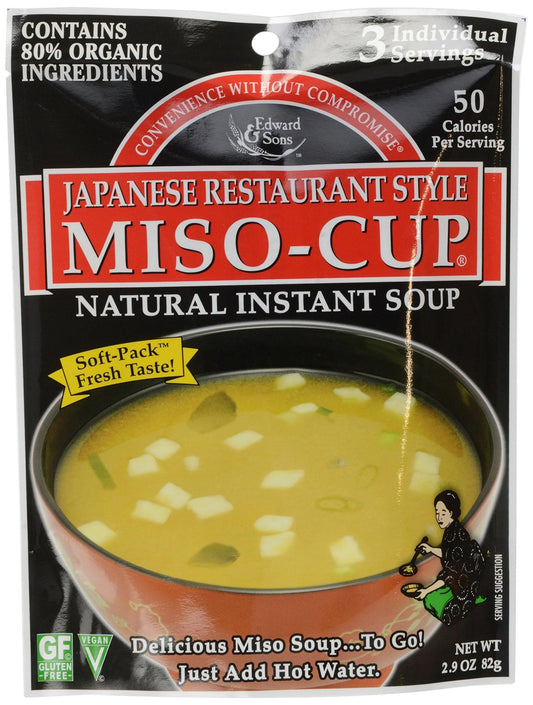 Edward & Sons Japanese Restaurant Style Miso-Cup 2.9 oz