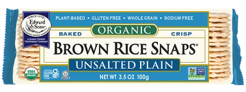 Brown Rice Snaps, Organic 3.5 oz