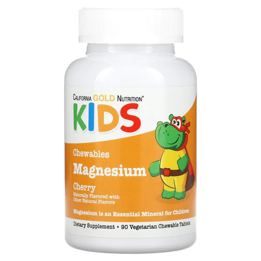Kids Chewable Magnesium 100 mg, 90 Veg Tablets
